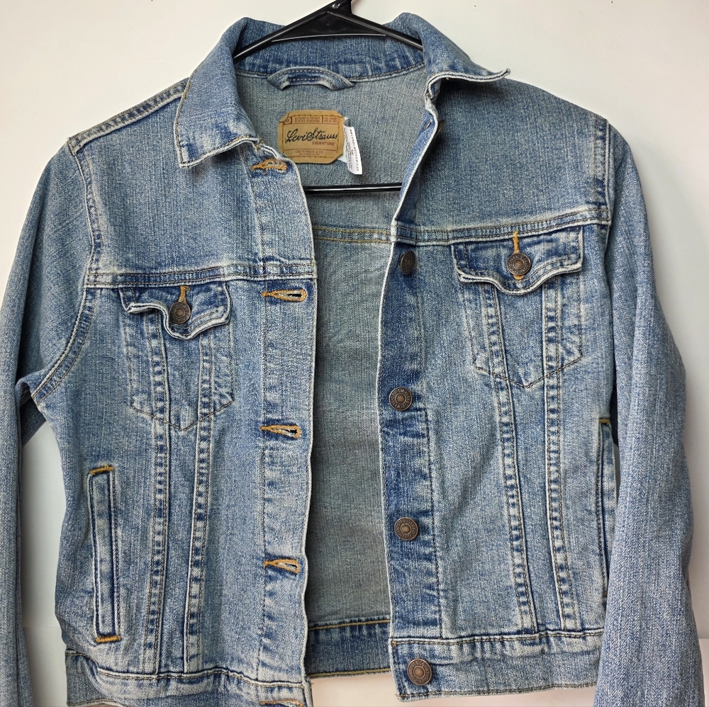 Levi's Blue Denim Trucker Jean Jacket Women S